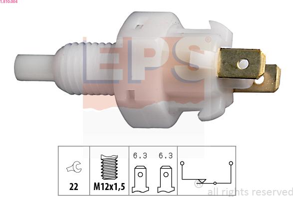 EPS 1.810.004 - Выключатель фонаря сигнала торможения autosila-amz.com