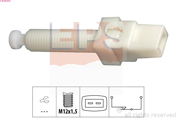 EPS 1.810.015 - Выключатель фонаря сигнала торможения autosila-amz.com