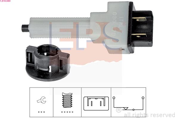 EPS 1.810.080 - Выключатель фонаря сигнала торможения autosila-amz.com