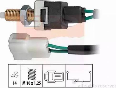 EPS 1.810.022 - Выключатель фонаря сигнала торможения autosila-amz.com