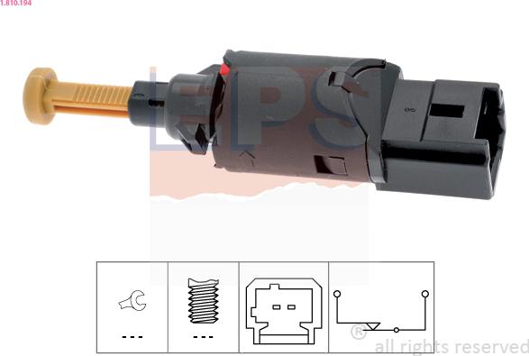 EPS 1.810.194 - Выключатель фонаря сигнала торможения autosila-amz.com