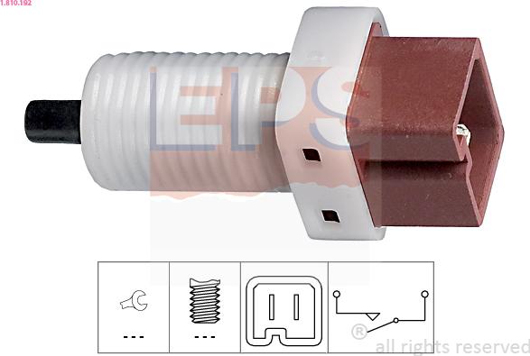 EPS 1.810.192 - Выключатель, привод сцепления (Tempomat) autosila-amz.com