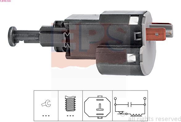 EPS 1.810.155 - Выключатель фонаря сигнала торможения autosila-amz.com