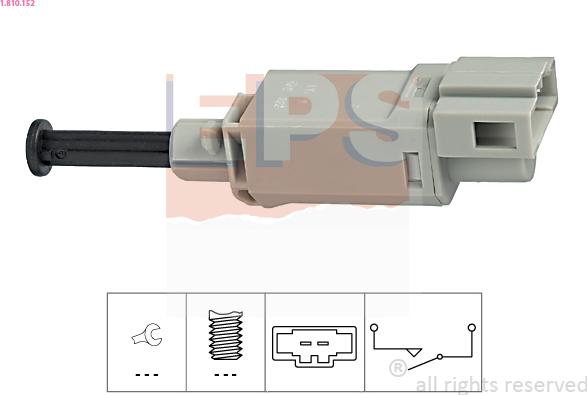EPS 1810152 - Выключатель, привод сцепления (Tempomat) autosila-amz.com