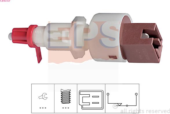 EPS 1.810.157 - Выключатель, привод сцепления (Tempomat) autosila-amz.com