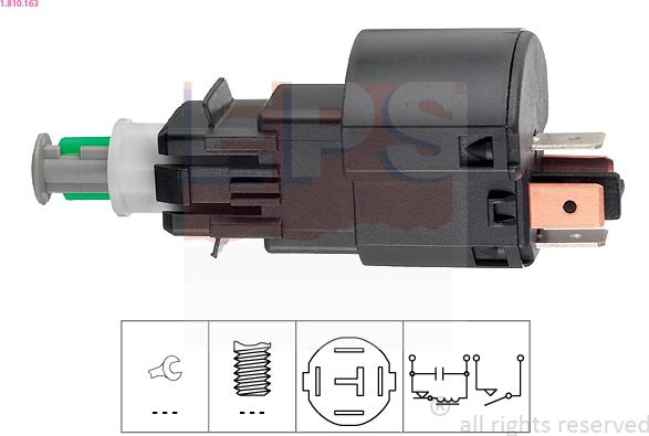 EPS 1.810.163 - Выключатель фонаря сигнала торможения autosila-amz.com