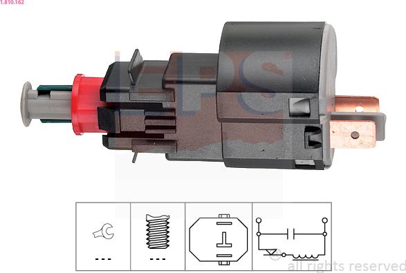 EPS 1.810.162 - Выключатель фонаря сигнала торможения autosila-amz.com