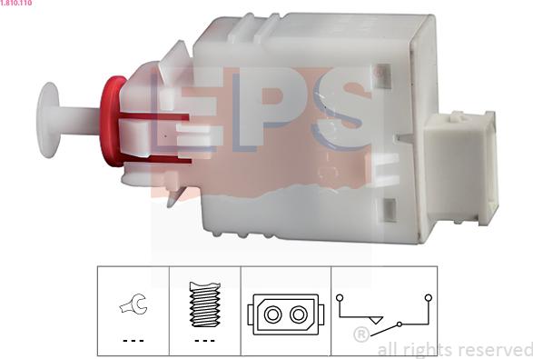 EPS 1.810.110 - Выключатель, привод сцепления (Tempomat) autosila-amz.com
