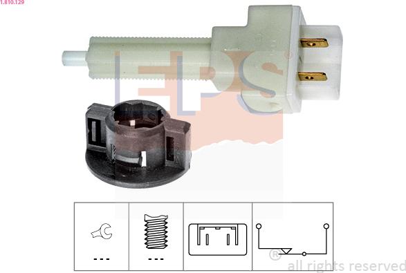 EPS 1.810.129 - Выключатель фонаря сигнала торможения autosila-amz.com