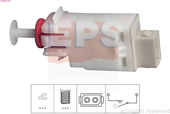EPS 1.810.123 - Выключатель, привод сцепления (Tempomat) autosila-amz.com