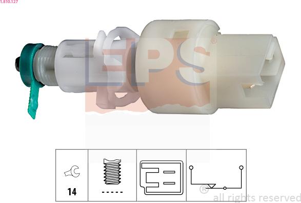 EPS 1.810.127 - Выключатель фонаря сигнала торможения autosila-amz.com
