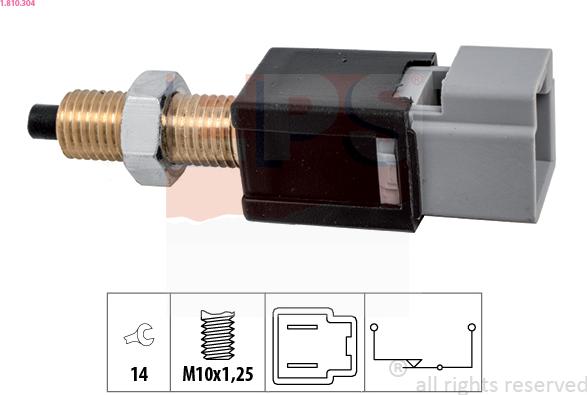 EPS 1.810.304 - Выключатель фонаря сигнала торможения autosila-amz.com