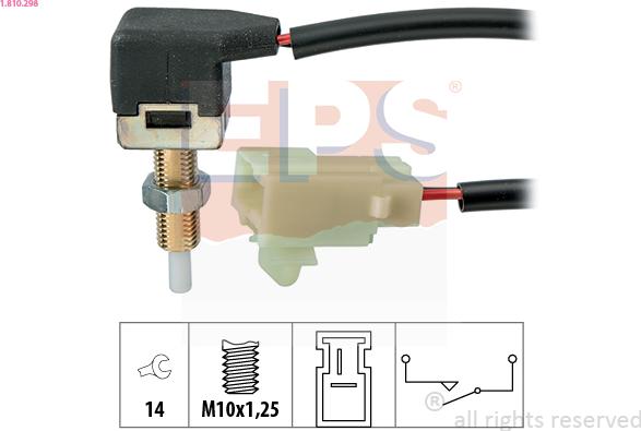 EPS 1.810.298 - Выключатель, привод сцепления (Tempomat) autosila-amz.com