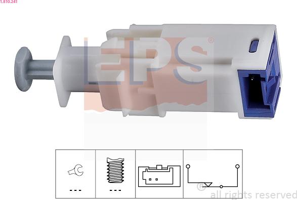 EPS 1.810.241 - brake / clutch pedal switch autosila-amz.com