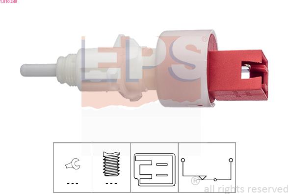 EPS 1.810.248 - Выключатель, привод сцепления (Tempomat) autosila-amz.com