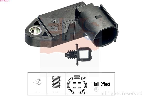 EPS 1.810.232 - Выключатель фонаря сигнала торможения autosila-amz.com