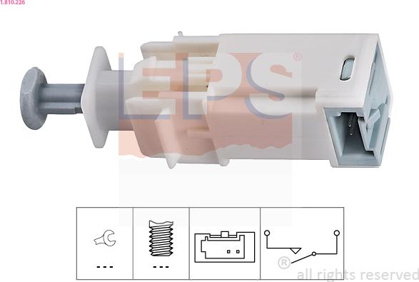 EPS 1810226 - Выключатель, привод сцепления (Tempomat) autosila-amz.com