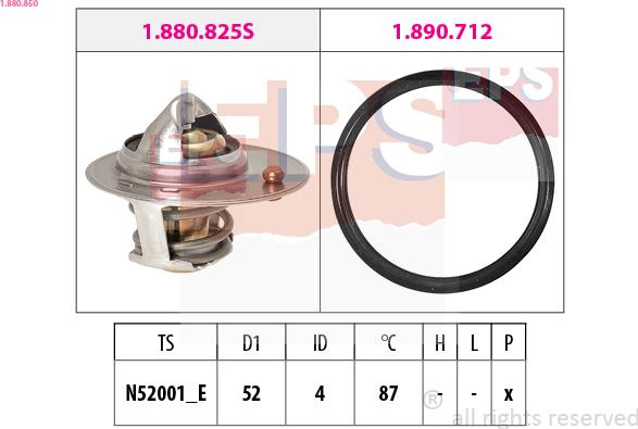 EPS 1.880.850 - Термостат охлаждающей жидкости / корпус autosila-amz.com