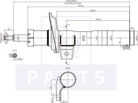 Equal Quality AM10140 - Амортизатор autosila-amz.com