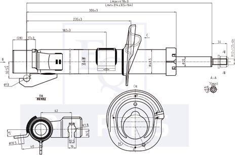 Equal Quality AM10164 - Амортизатор autosila-amz.com