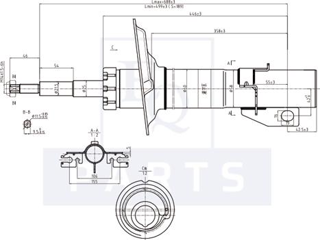 Equal Quality AM10104 - Амортизатор autosila-amz.com