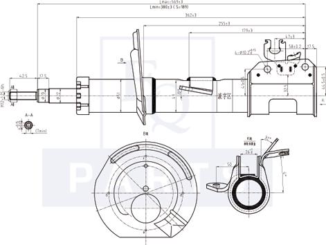 Equal Quality AM10107 - Амортизатор autosila-amz.com