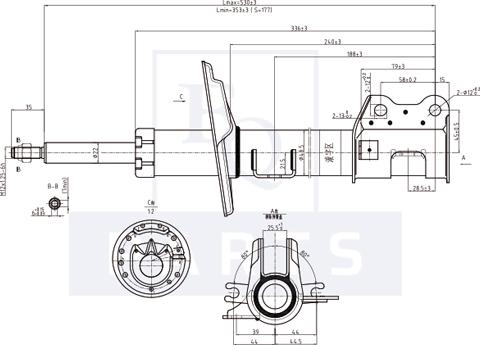 Equal Quality AM10113 - Амортизатор autosila-amz.com