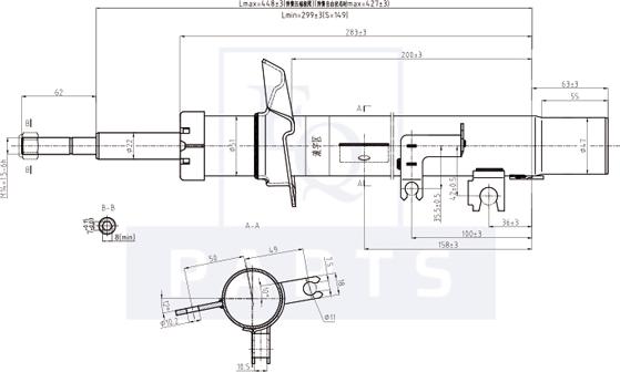 Equal Quality AM10134 - Амортизатор autosila-amz.com