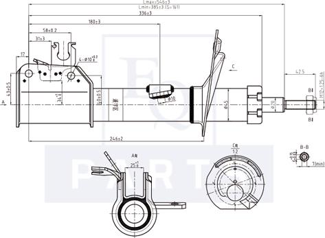 Equal Quality AM10125 - Амортизатор autosila-amz.com