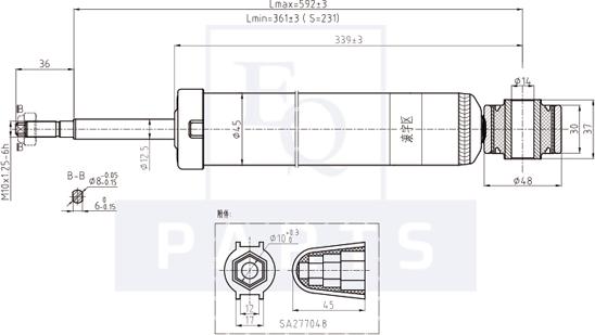 Equal Quality AM20141 - Амортизатор autosila-amz.com