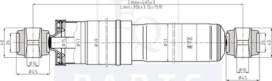 Equal Quality AM20105 - Амортизатор autosila-amz.com