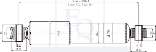 Equal Quality AM20119 - Амортизатор autosila-amz.com