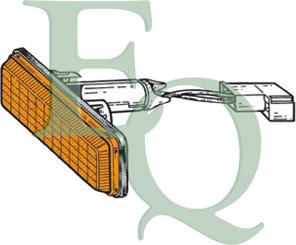 Equal Quality FL0072 - Фонарь указателя поворота autosila-amz.com