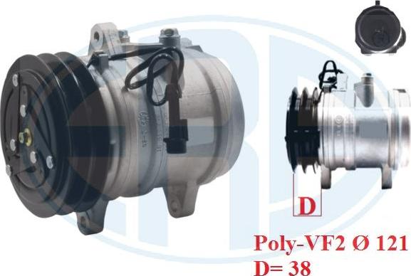 ERA 670042 - Компрессор кондиционера autosila-amz.com