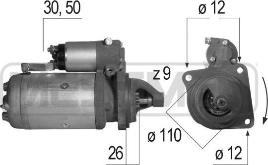 ERA 220267A - Стартер autosila-amz.com