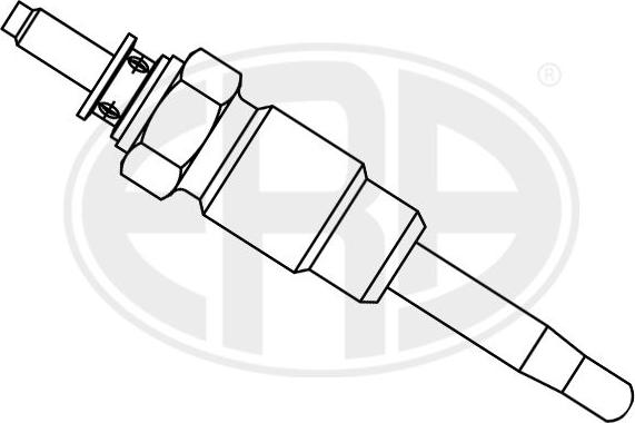 ERA 887054 - Свеча накаливания autosila-amz.com