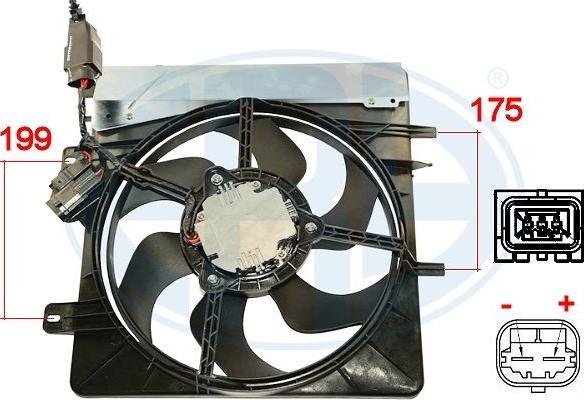 ERA 352055 - Вентилятор, охлаждение двигателя autosila-amz.com