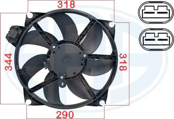 ERA 352084 - Вентилятор, охлаждение двигателя autosila-amz.com