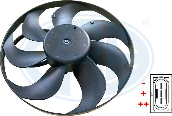 ERA 352028 - 352028 Вентилятор охлаждения радиатора\ VW BORA/GOLF IV autosila-amz.com