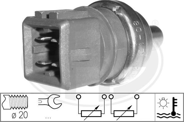 ERA 330497 - Датчик, температура охлаждающей жидкости autosila-amz.com