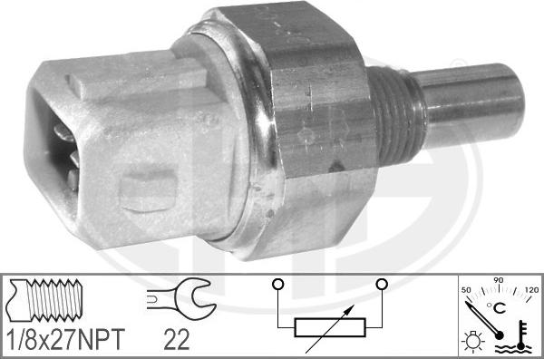 ERA 330598 - Датчик, температура охлаждающей жидкости autosila-amz.com