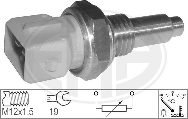 ERA 330555 - Датчик, температура охлаждающей жидкости autosila-amz.com