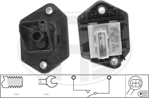 ERA 330601 - Датчик, переключатель, фара заднего хода autosila-amz.com