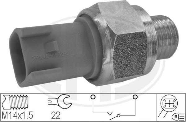 ERA 330603 - Датчик, переключатель, фара заднего хода autosila-amz.com