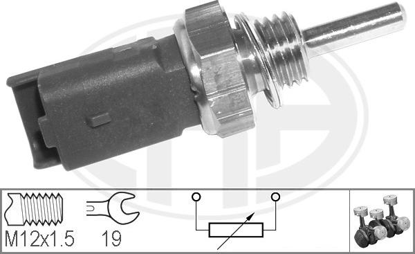 ERA 330142 - Датчик, температура охлаждающей жидкости autosila-amz.com