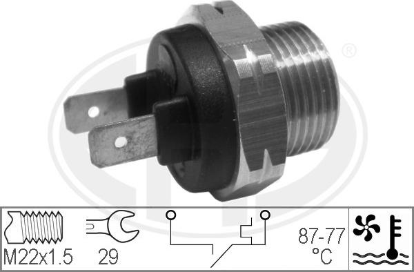 ERA 330167 - Термовыключатель, вентилятор радиатора / кондиционера autosila-amz.com