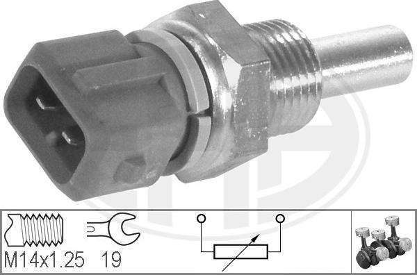 ERA 330134 - Датчик, температура охлаждающей жидкости autosila-amz.com