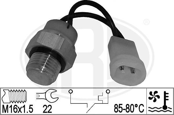 ERA 330879 - Термовыключатель, вентилятор радиатора / кондиционера autosila-amz.com