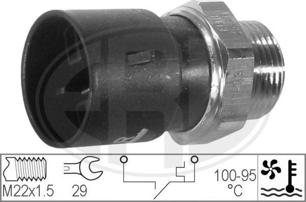 ERA 330298 - Термовыключатель, вентилятор радиатора / кондиционера autosila-amz.com