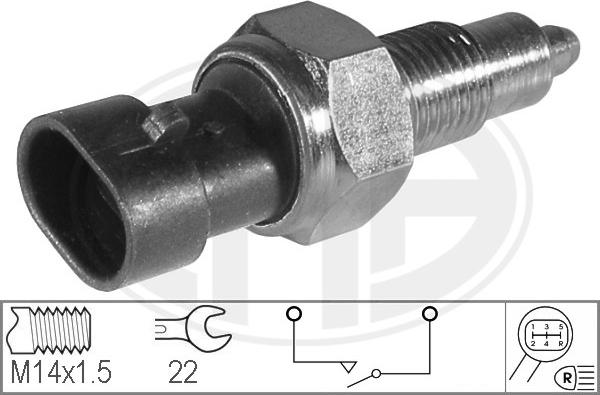 ERA 330243 - Датчик, переключатель, фара заднего хода autosila-amz.com